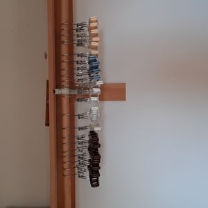 rectangle hangers, plastic, metal hook .Honey-can-do clothes hangers